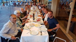 Sopar a la terrassa del Reial Club Marítim de Barcelona - jul 2017